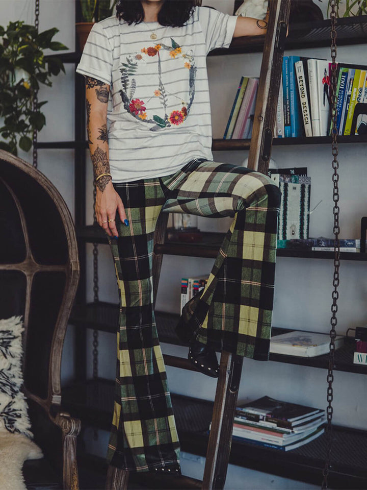 Drune | Retro-Hose mit weitem Bein