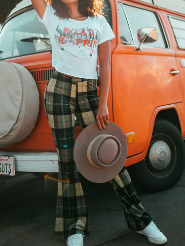 Drune | Retro-Hose mit weitem Bein