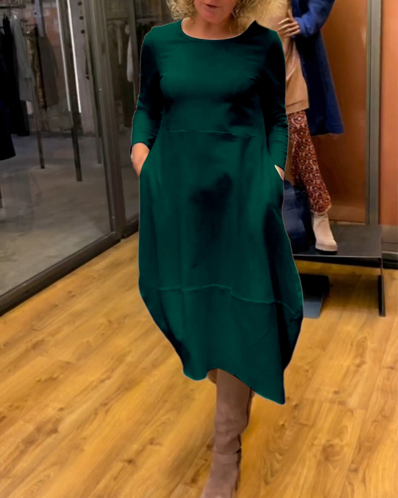 Drune | Einfarbiges Kleid