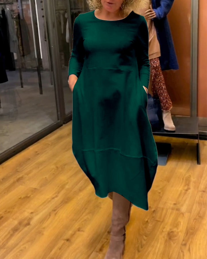 Drune | Einfarbiges Kleid