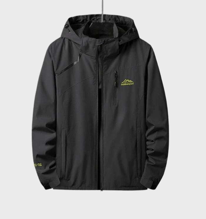 Drune | leichte, wind- und wasserdichte Jacke mit Kapuze, geeignet für Outdoor-Aktivitäten