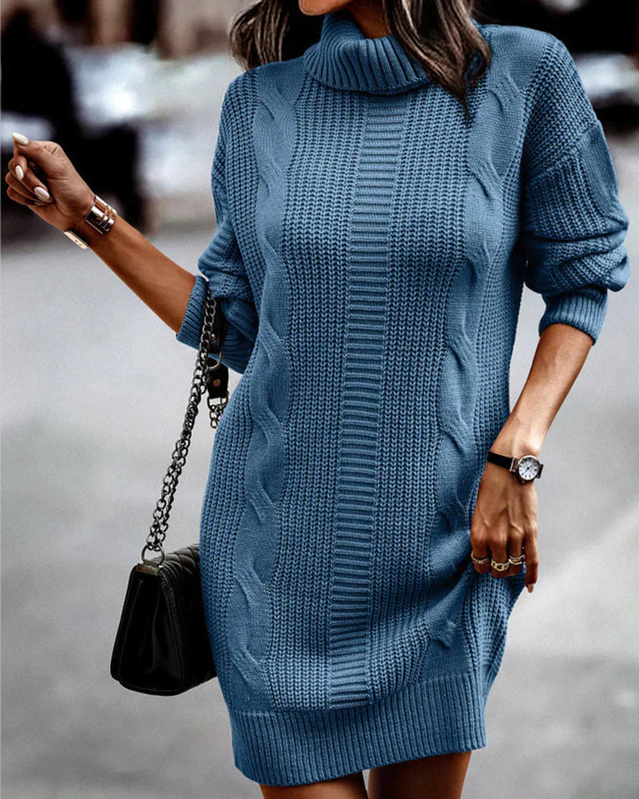 Drune | Schicke Herbst Strickkleid für Frauen