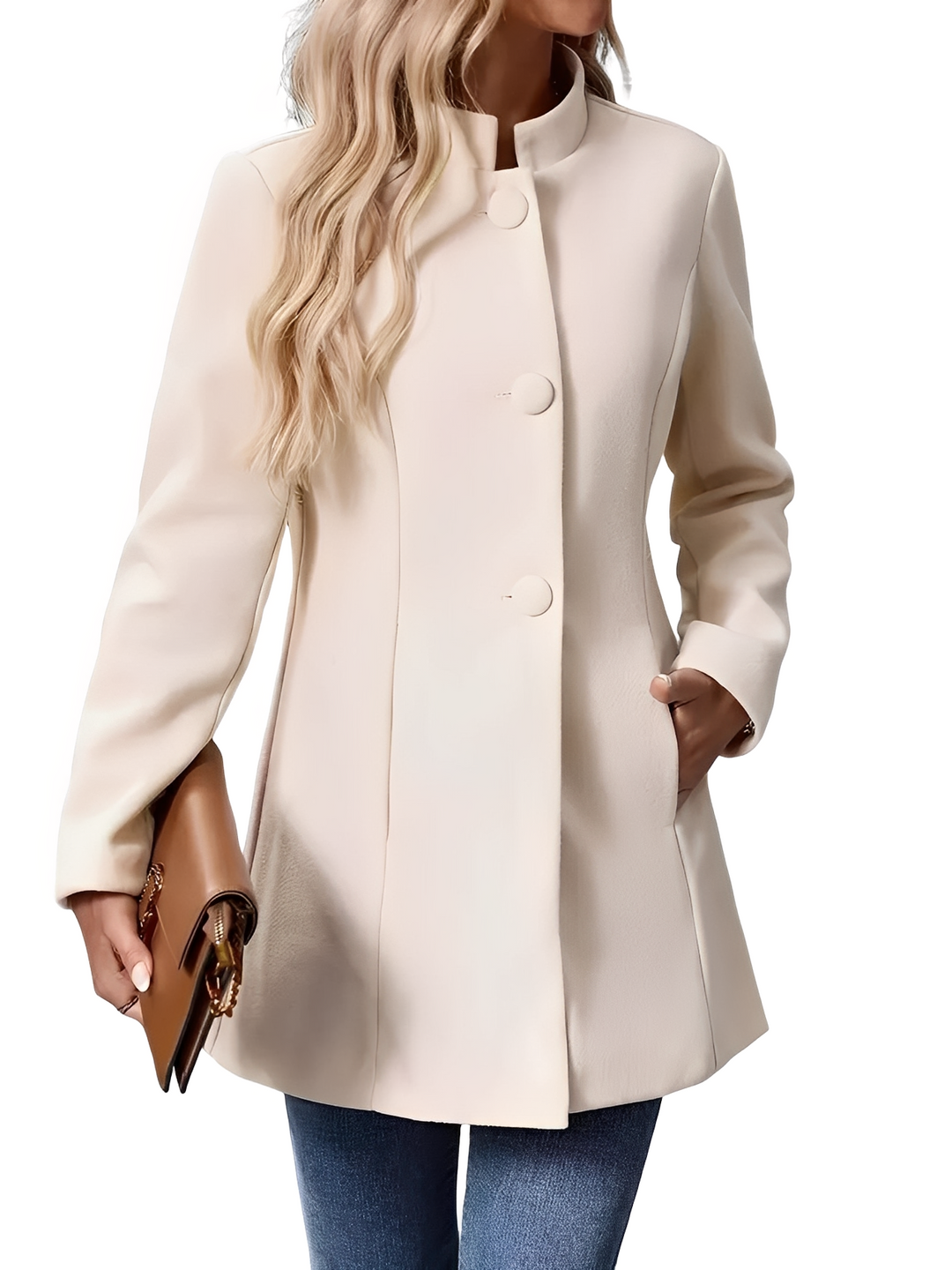 Drune | Moderne, figurbetonte Damenjacke mit Knöpfen