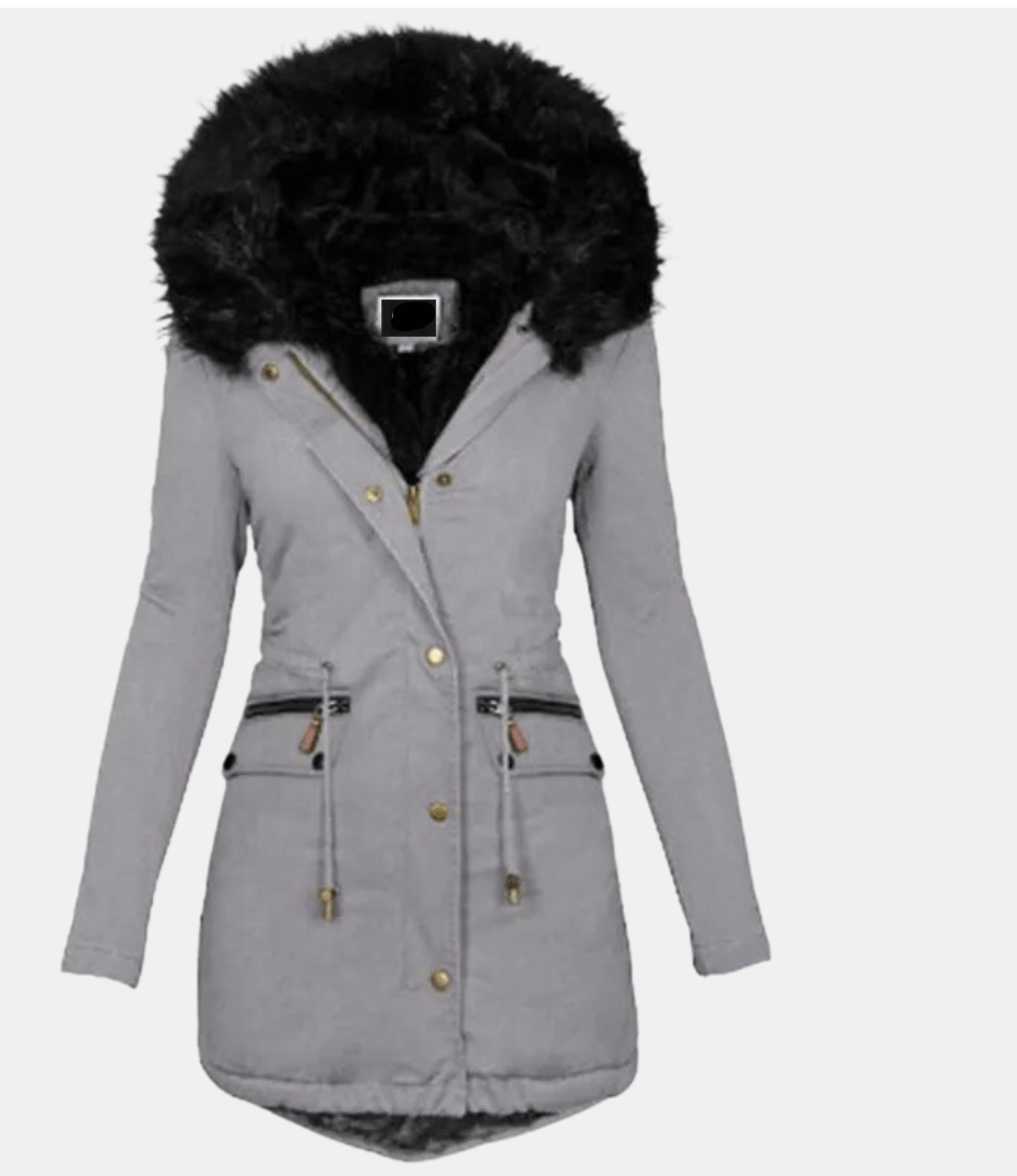 Drune | Kunstfell Kapuzenparka - Warm & Winddicht - Verstellbarer Bund - Winteroberbekleidung