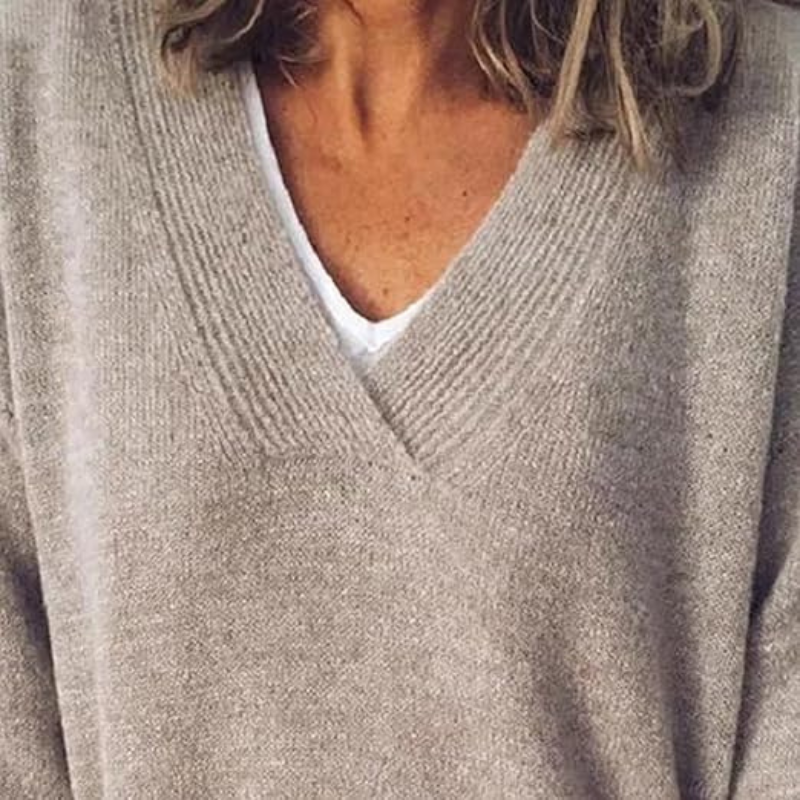 Drune | Strickpullover - V-ausschnitt