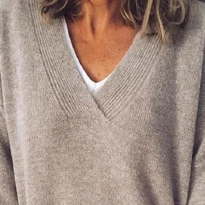 Drune | Strickpullover - V-ausschnitt