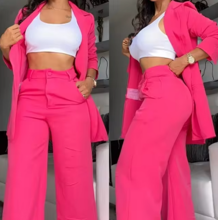 Drune | Langärmlige Blazer- und Hosen-Set