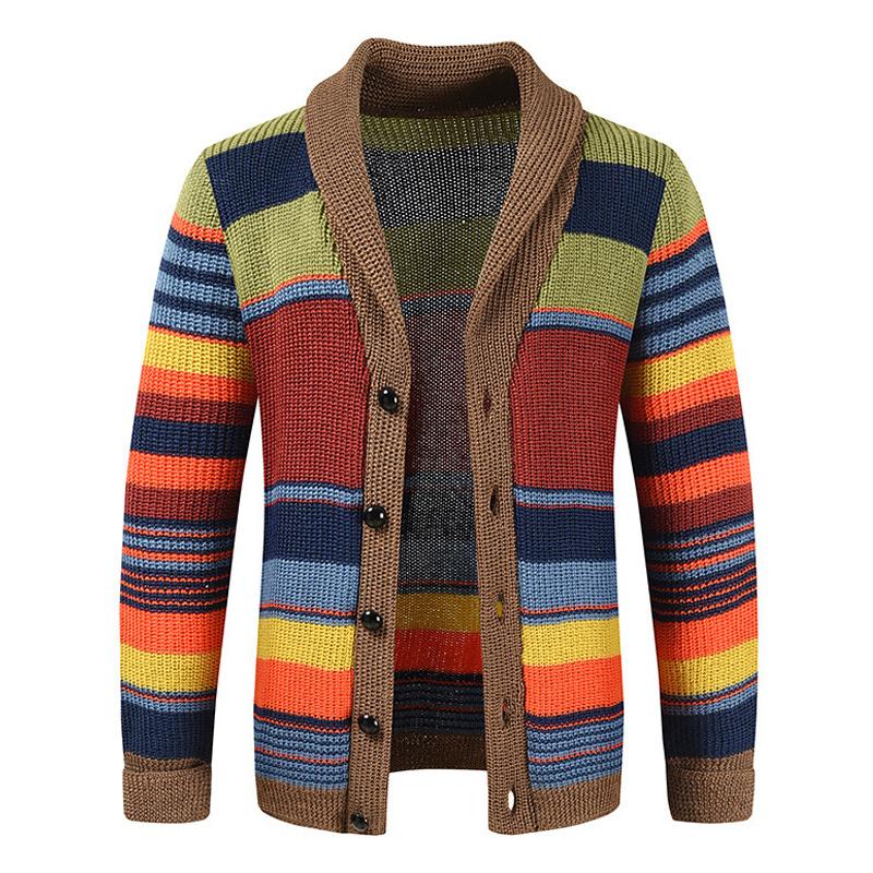 Drune | Rollkragenpullover im Farbblockdesign