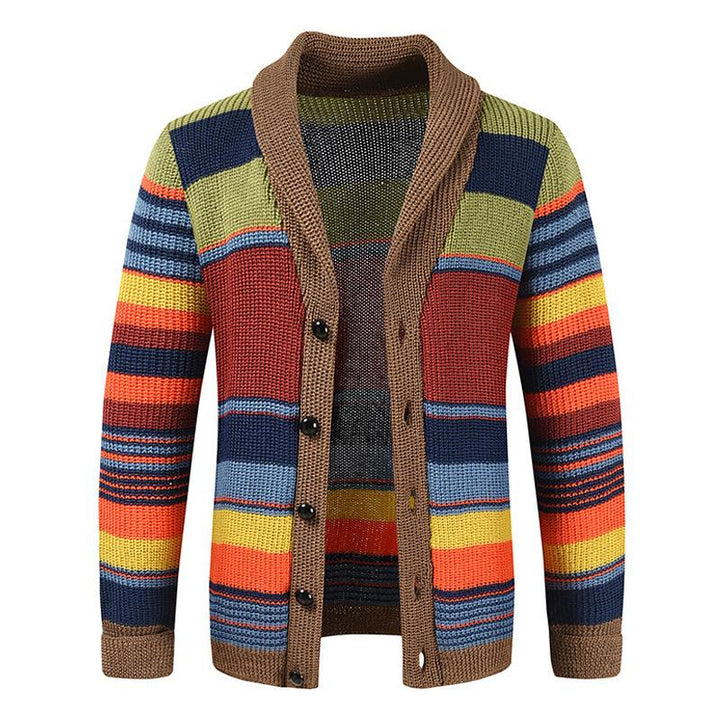 Drune | Rollkragenpullover im Farbblockdesign