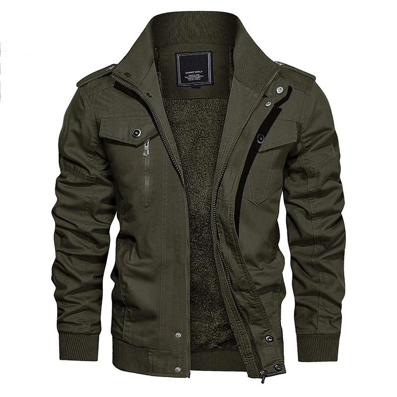 Drune |  Trendige Bomberjacke mit Weichem Innenfutter für Herren - Perfekt für Alltag