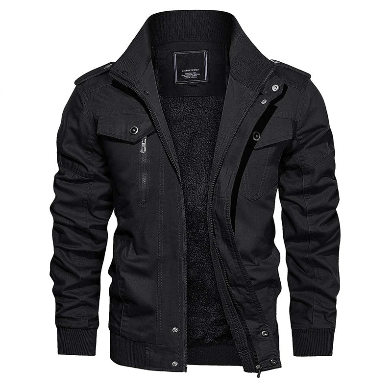 Drune |  Trendige Bomberjacke mit Weichem Innenfutter für Herren - Perfekt für Alltag