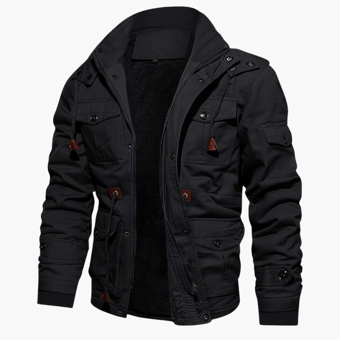 Drune | Warme Fleecejacke mit Taschen für Herren