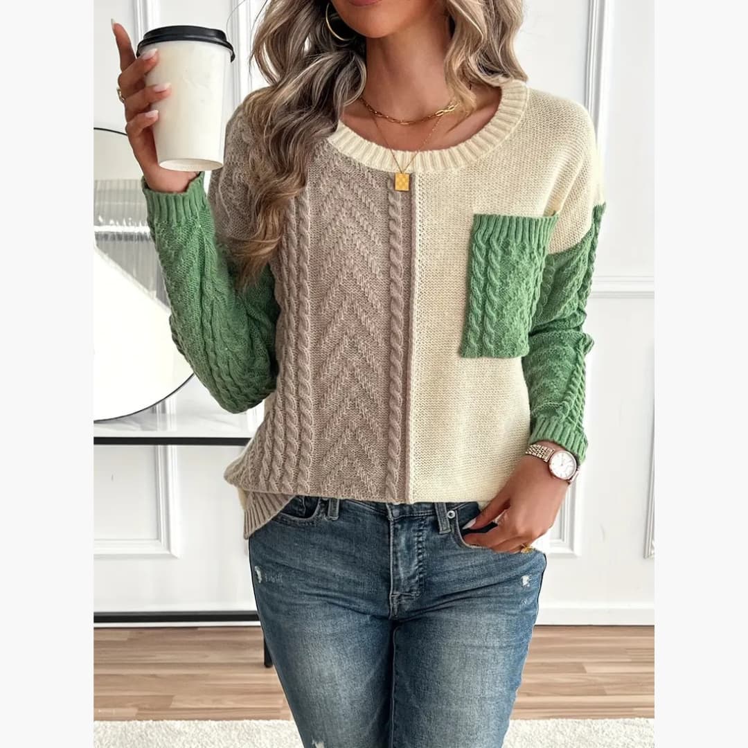 Drune | Stilvolle Kabelstrick Pullover für Damen