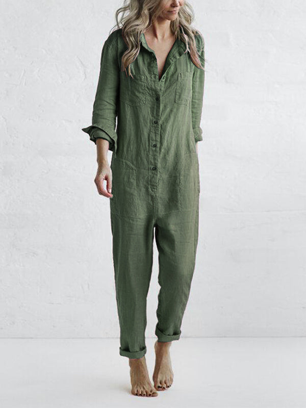 Drune - Langärmliger Jumpsuit