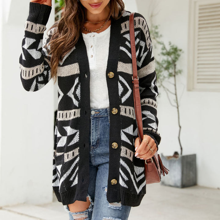 Drune | Lässiger Strick Strickjacke