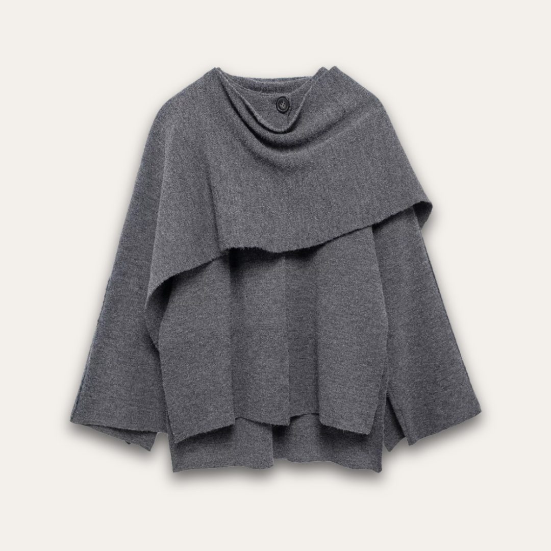Drune | Stilvoll Poncho-Pullover für Frauen