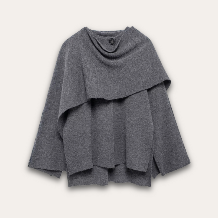Drune | Stilvoll Poncho-Pullover für Frauen