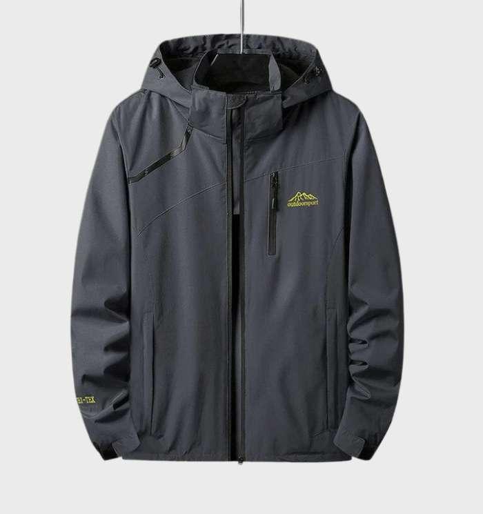 Drune | leichte, wind- und wasserdichte Jacke mit Kapuze, geeignet für Outdoor-Aktivitäten