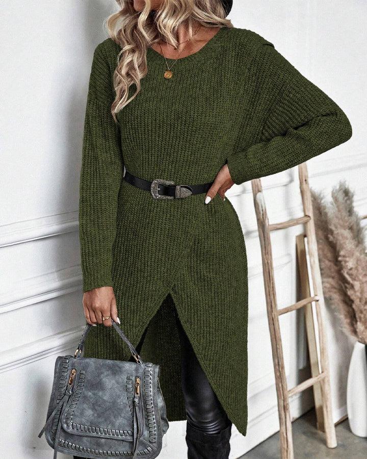 Drune | Pulloverkleid mit unregelmäßigem Saum