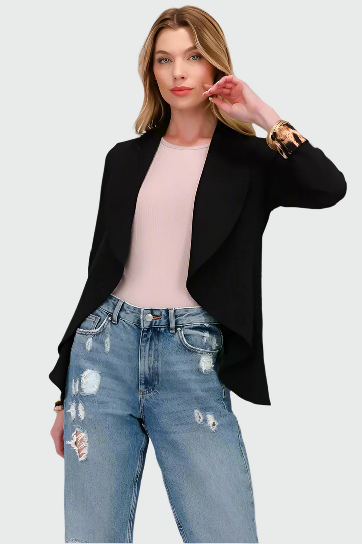 Drune | Freizeit Blazer mit Pantherdetail