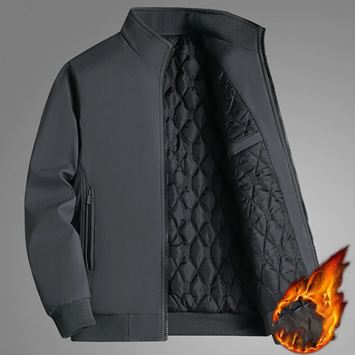 Drune | Bunte Winterjacke mit Stehkragen für Herren - Stylisch