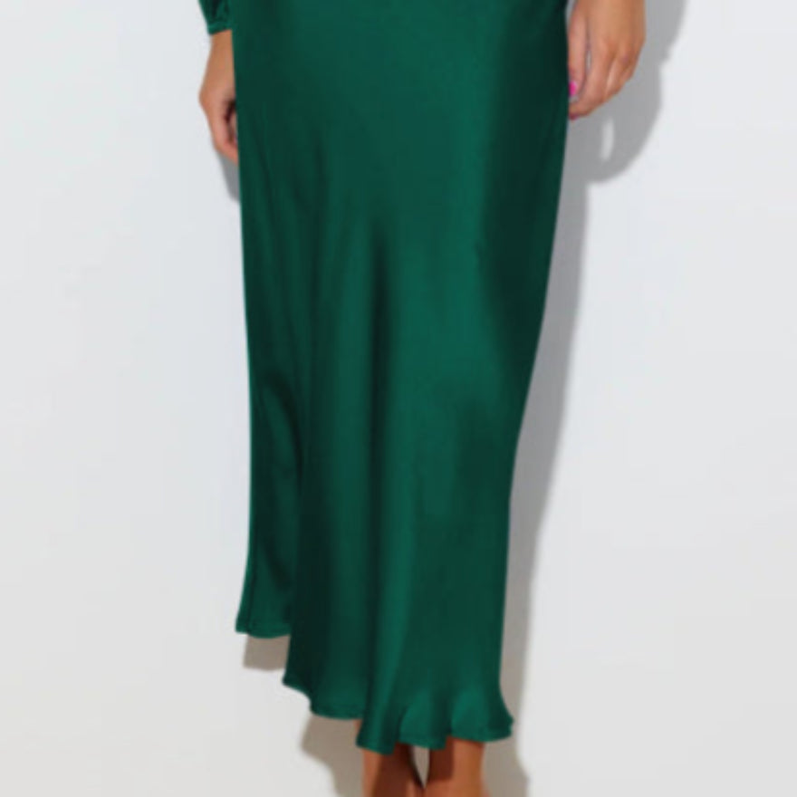 Drune | Kleid Mit Langen Ärmeln Und Einem Eleganten Halsdetail