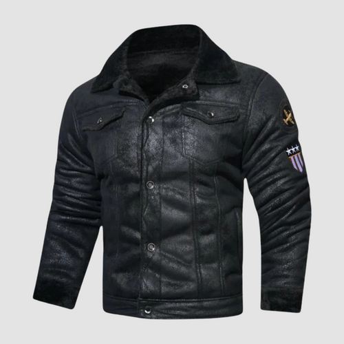 Drune | Winter Bomberjacke mit Fleece-Futter und Pilotenstil
