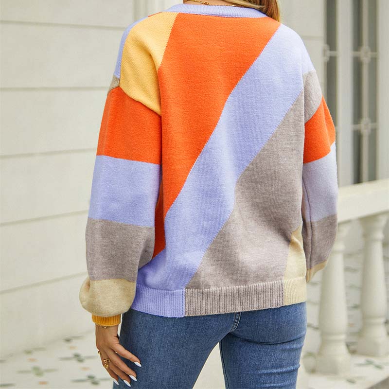 Drune | Farbblock Pullover