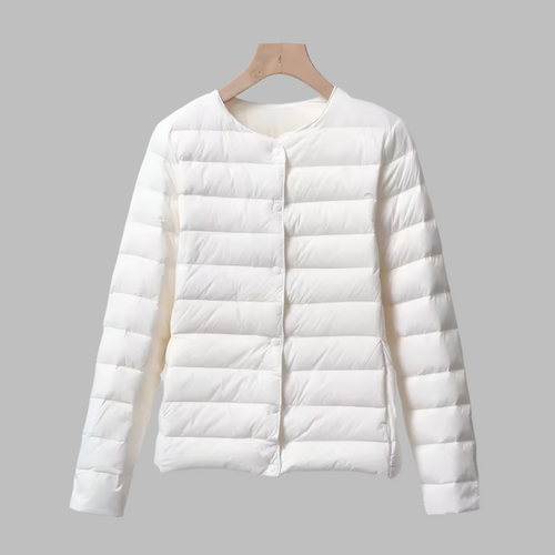 Drune | Wattierte Jacke Ohne Kragen für Frühling und Winter