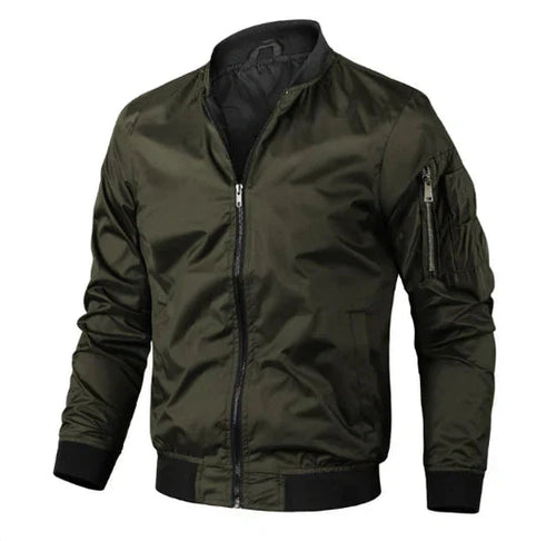 Drune | Streetwear-Bomberjacke mit modernem Reißverschlussdesign für Herren