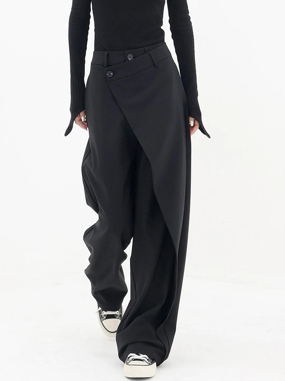 Drune | Weite Hosen mit Hoher Taille für Damen