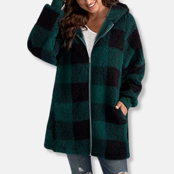 Drune | Hoodie - Oversized Fit - Weiches Strickmaterial - Reißverschluss - Längeres Modell - Lässig