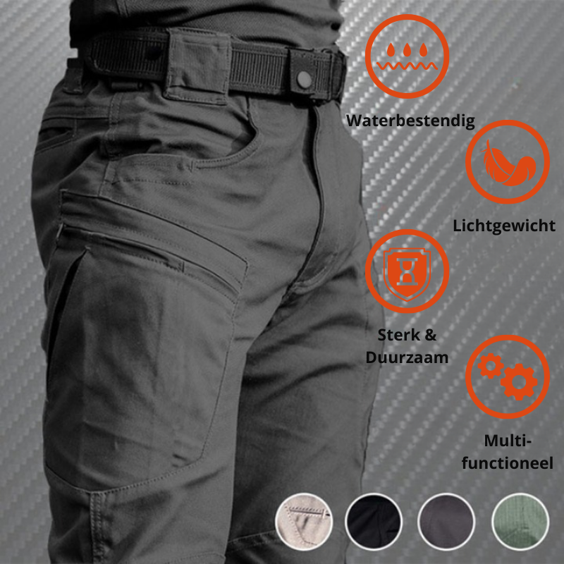 Drune | Funktionale und Stilvolle Herren Cargo Hose mit Praktischen Klappen Taschen