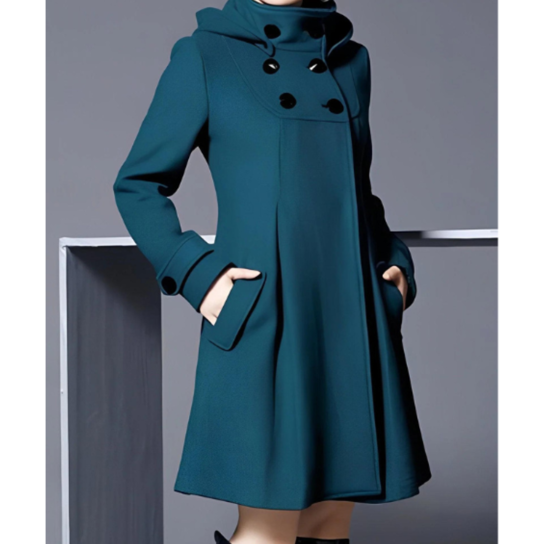 Drune | Eleganter Winterkapuzenmantel für Damen