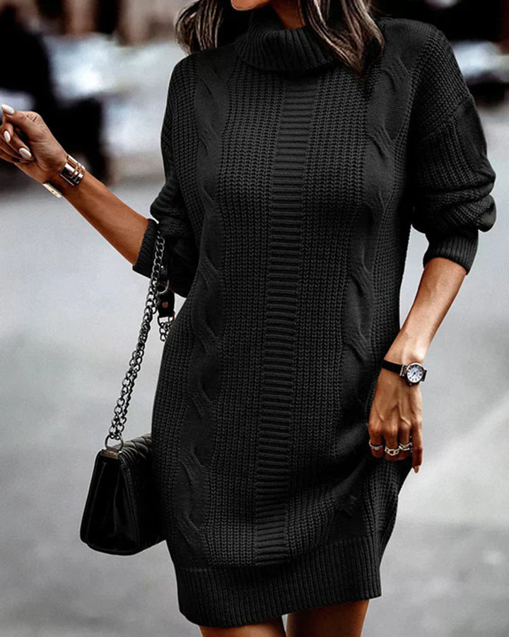 Drune | Schicke Herbst Strickkleid für Frauen