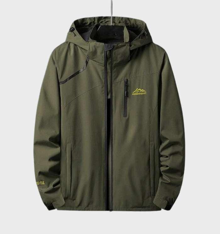 Drune | leichte, wind- und wasserdichte Jacke mit Kapuze, geeignet für Outdoor-Aktivitäten