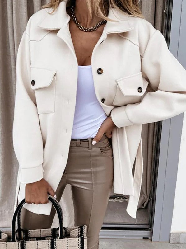 Drune | Elegante Jacke mit Knöpfen und Taschen