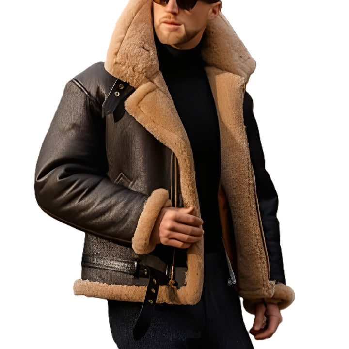 Drune | Robuste, Dicke Lederjacke für Männer