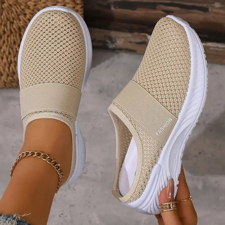 Drune | Orthopädische Slip on Damenschuhe mit Klettverschluss