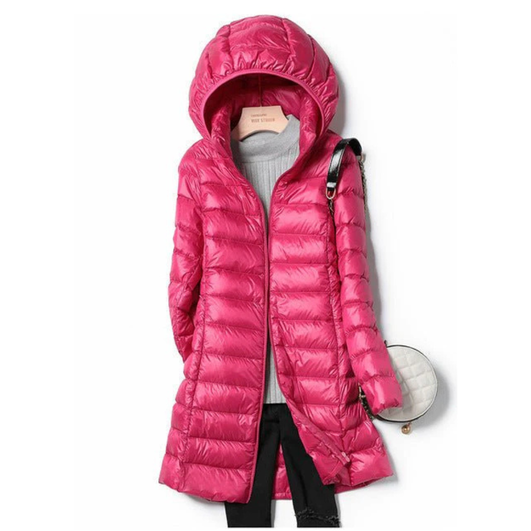 Drune | Lange Winter Puffer Jacke - Kapuze