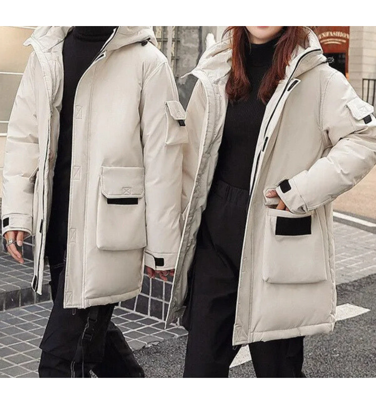 Drune | delige winterparka set - isolierte Jacke mit Kapuze für Damen