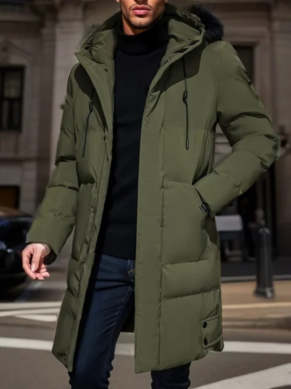 Drune | Jacke für Herren mit Kapuze für den Winterlook