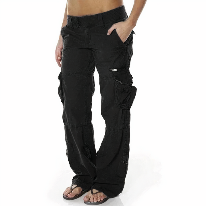 Drune | Damen Cargo Hose Lang