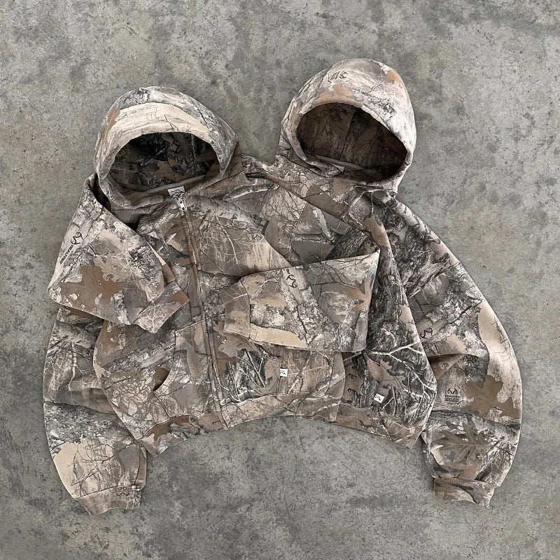 Drune | Camo Hoodie