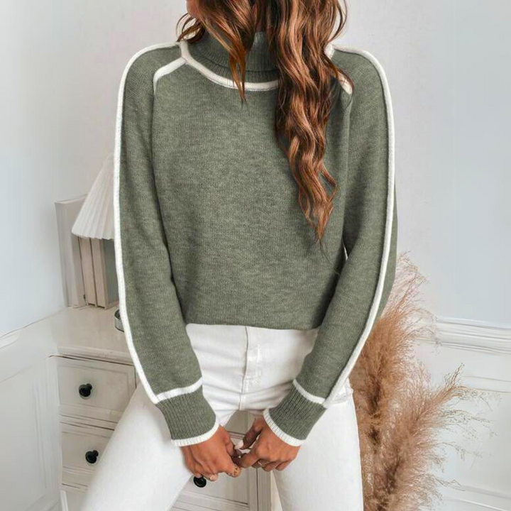 Drune - Luxe Olivgrüne Strickpullover