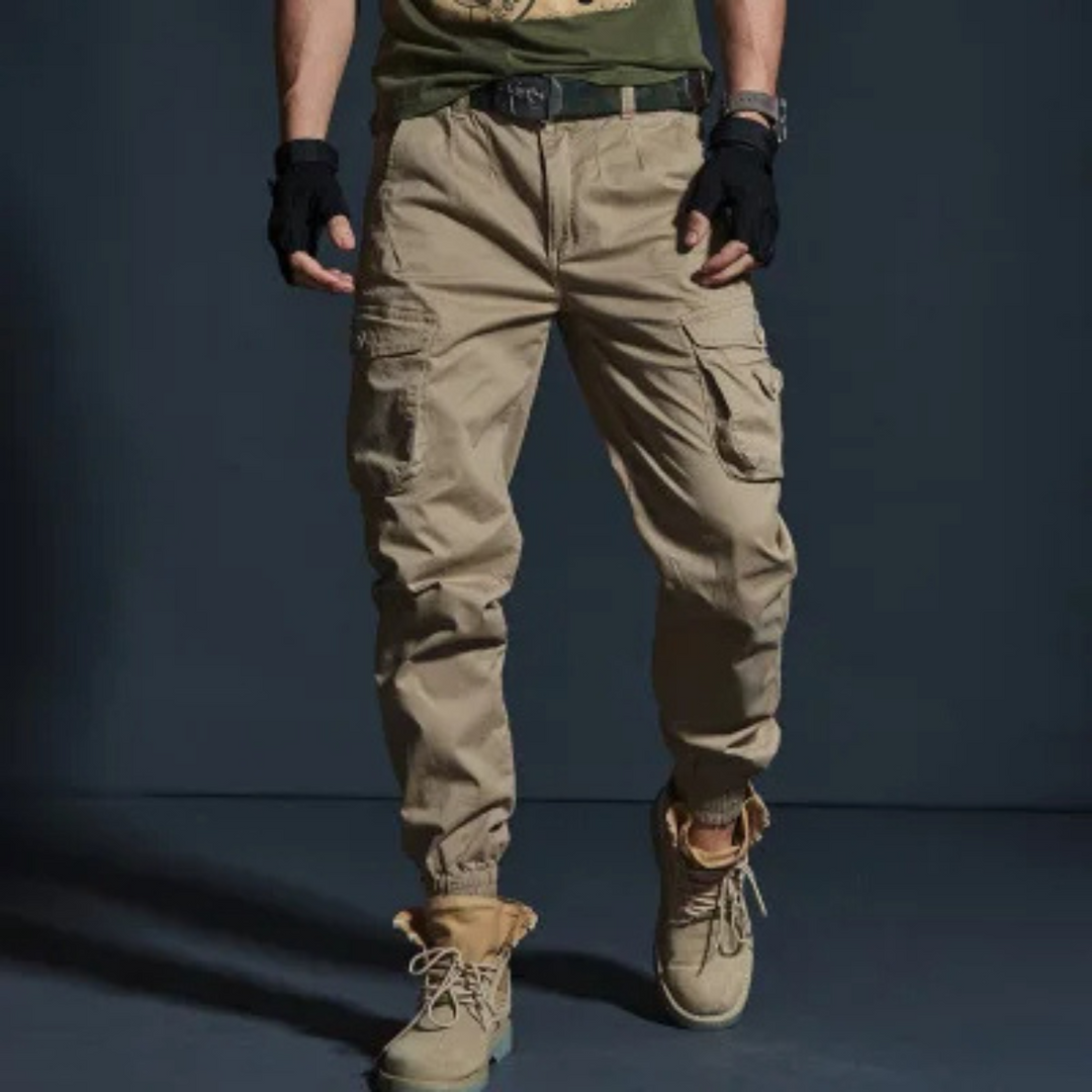 Drune | hohe Qualität elastische Taille cargohose herren