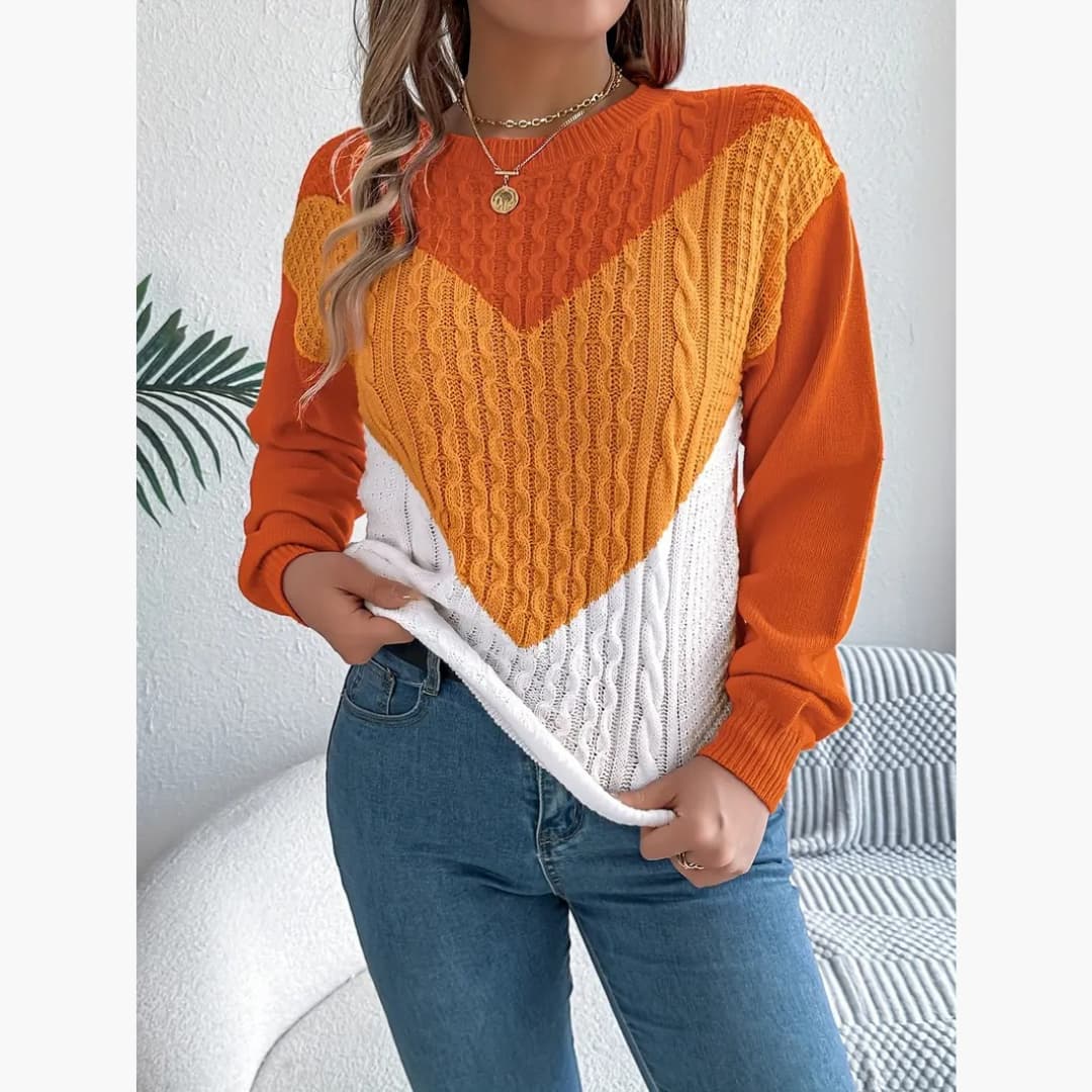 Drune | Warme Langarmige Pullover Für Frauen