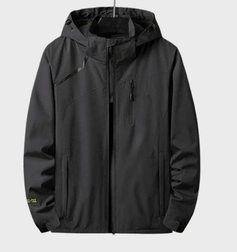 Drune | leichte, wind- und wasserdichte Jacke mit Kapuze, geeignet für Outdoor-Aktivitäten