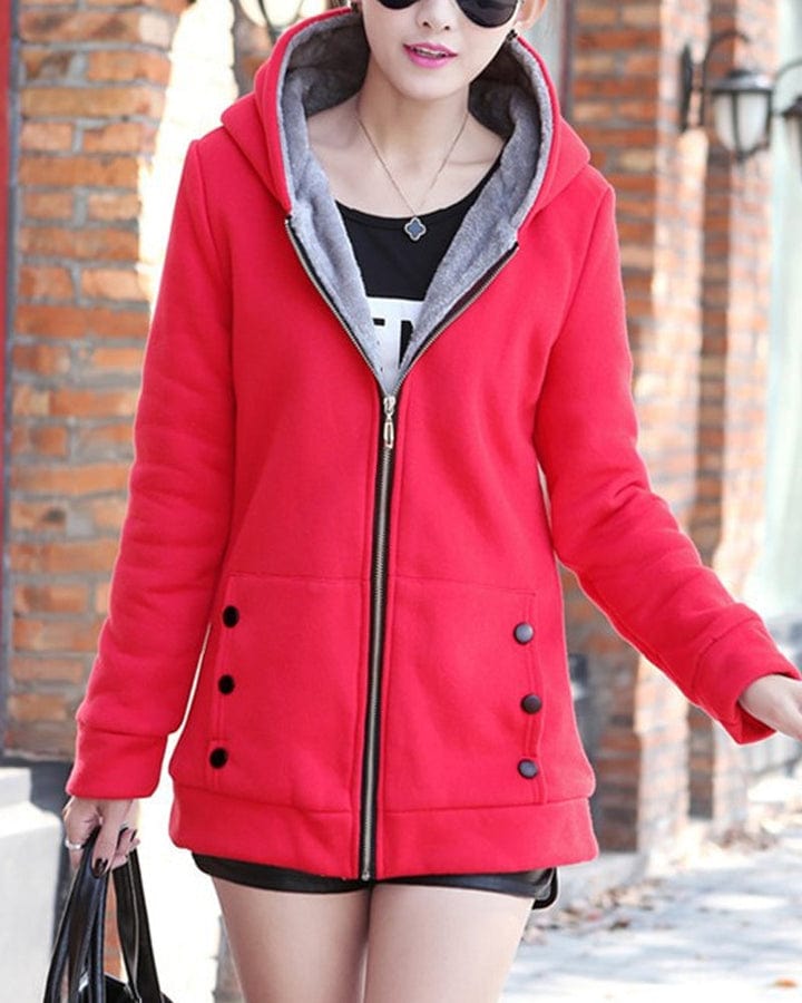 Drune | Vielseitige Damenjacke mit Kapuze