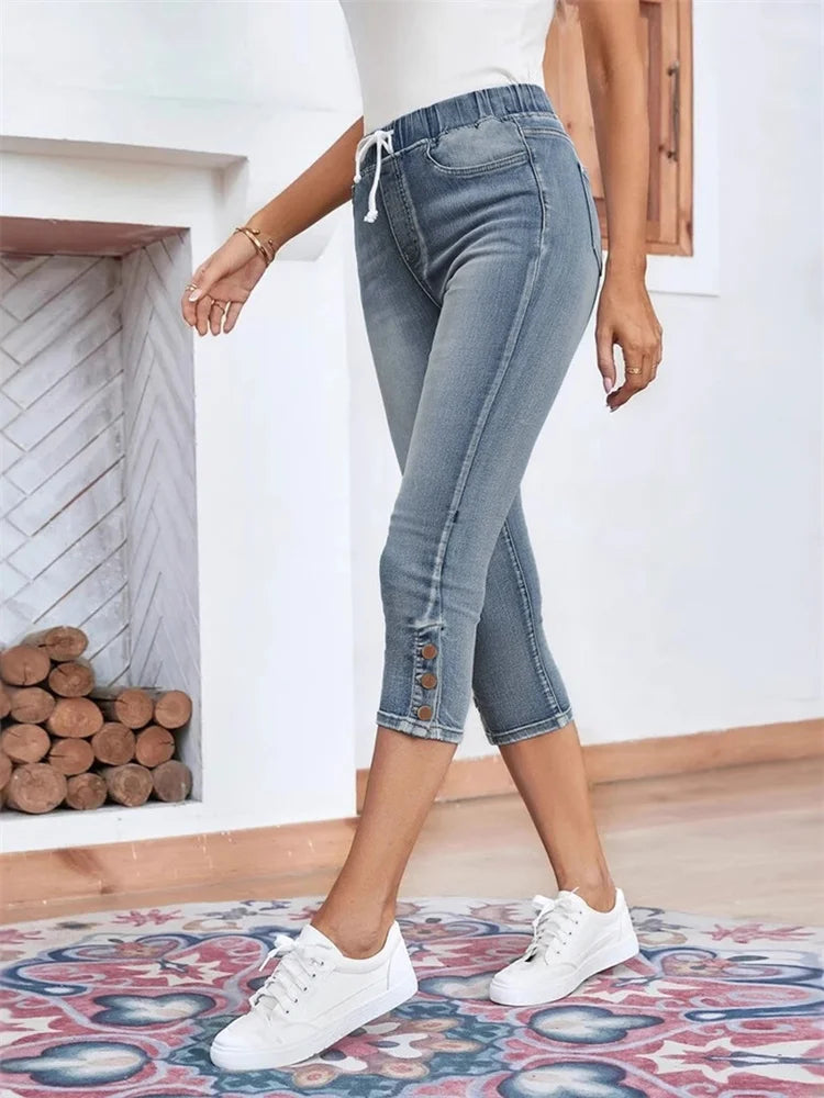 Drune | Denim Capri Jeans